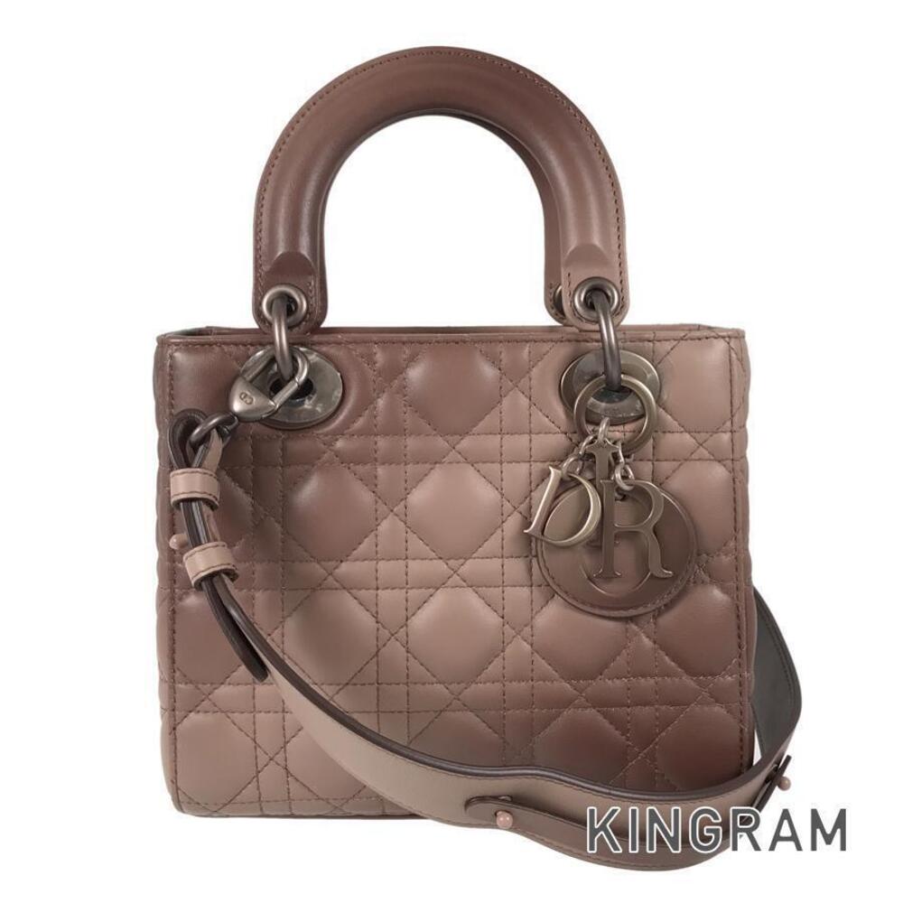 Christian Dior Lady Dior bag signature cannage Brown